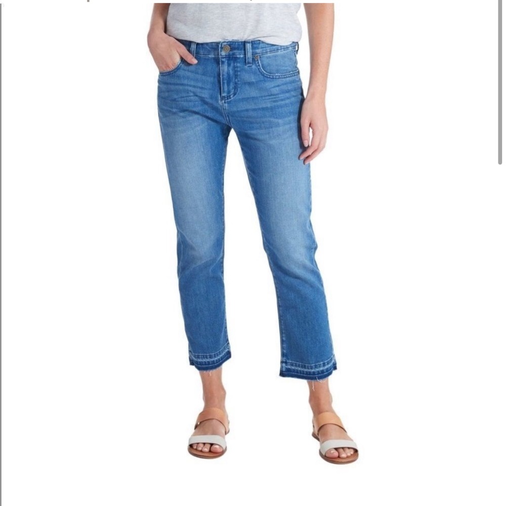 New Vineyard Vines Boyfriend Raw Hem Ankle Jeans Sz 4